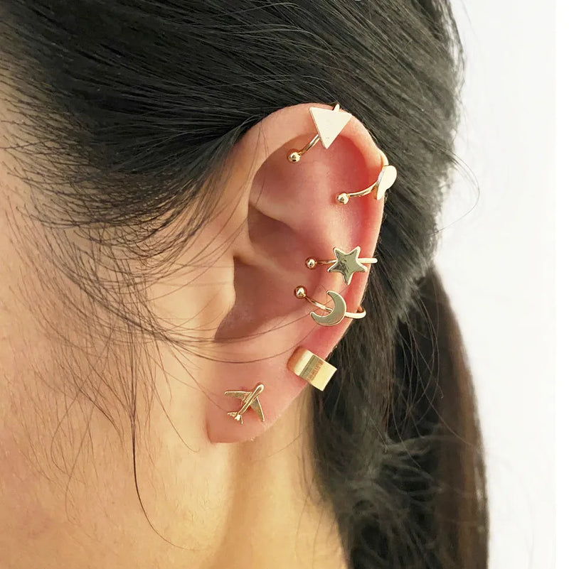 brinco, ear cuff, brinco de pressão, brincos femininos, brinco prata, brinco ear cuff, prata brinco, brinco earcuff, brincos, bijuterias, loja de bijuterias, bijouteria, brinco dourado,