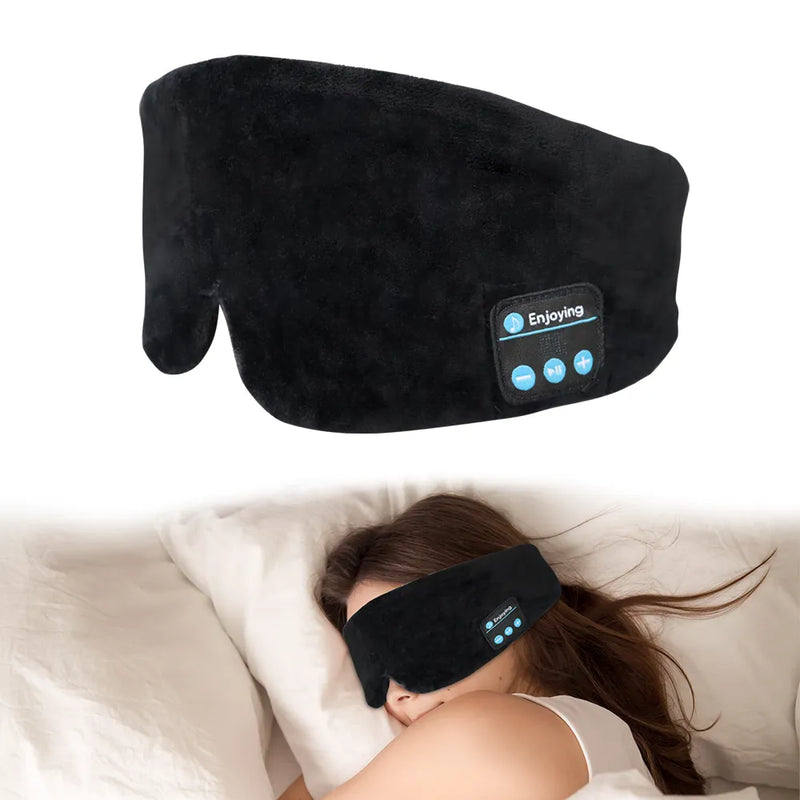 Máscara de Dormir / Faixa de Cabeça com Fone Bluetooth